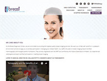 Tablet Screenshot of fw-breastdiagnosticcenter.com
